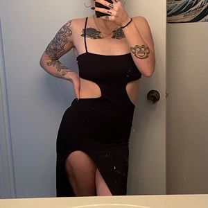 Hot Miami styles cut out/slit dress size M
